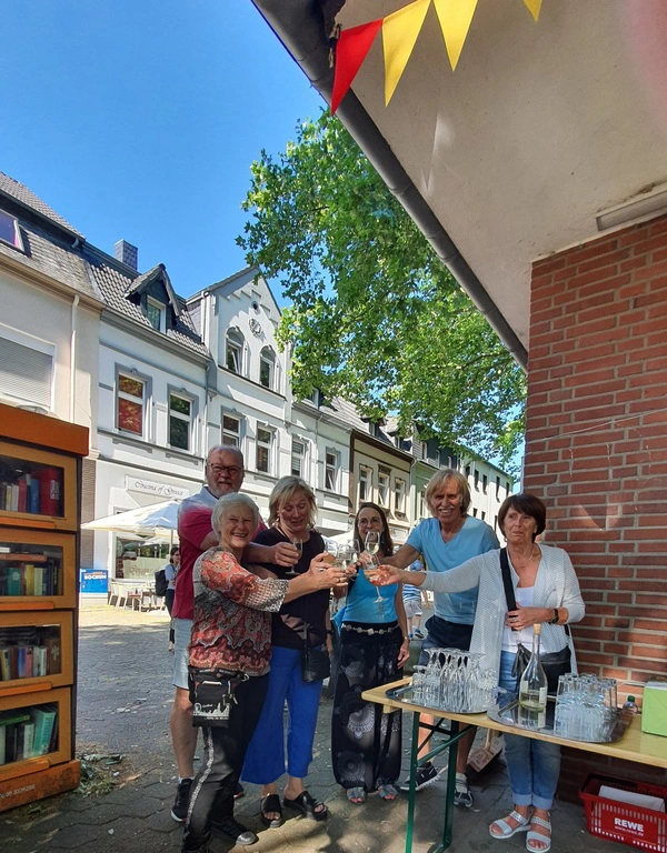 Hocke 2023 Gründungs-Team bei der ersten Hocke in Gerthe