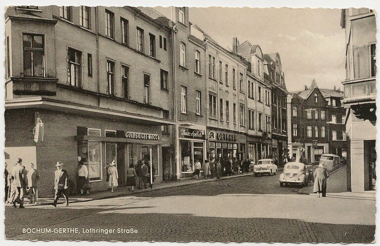 Postkarte Lothringer Straße in Bochum-Gerthe
