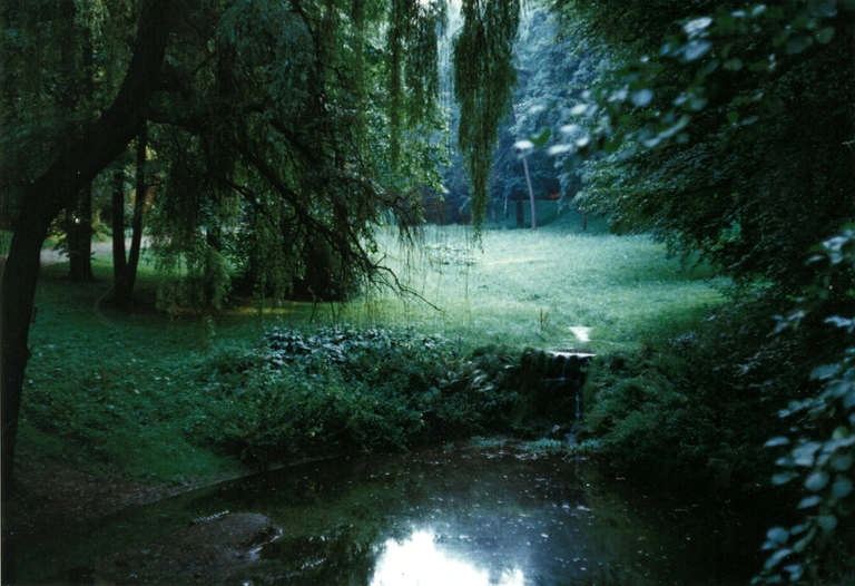 Der obere Brücken-Teich in Hiltrop