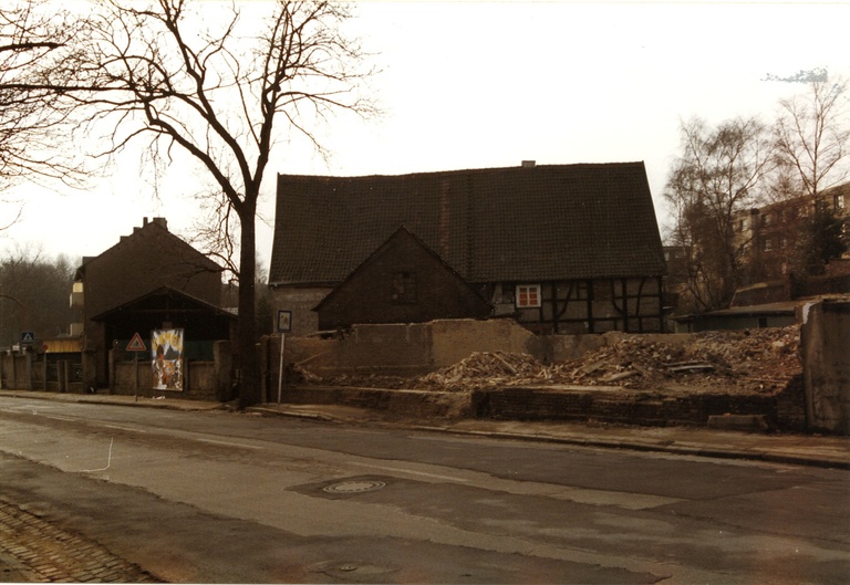 Hof Schrage nach dem Abriss der Scheune