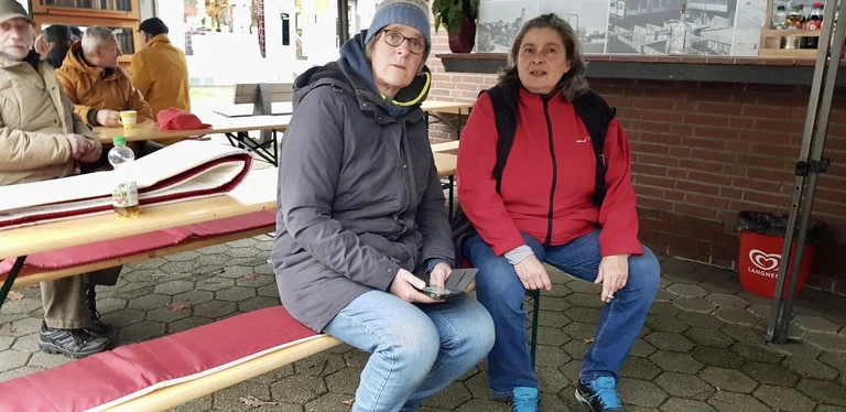 Kaffee anneBude Aufbau Teamam 04.12.203