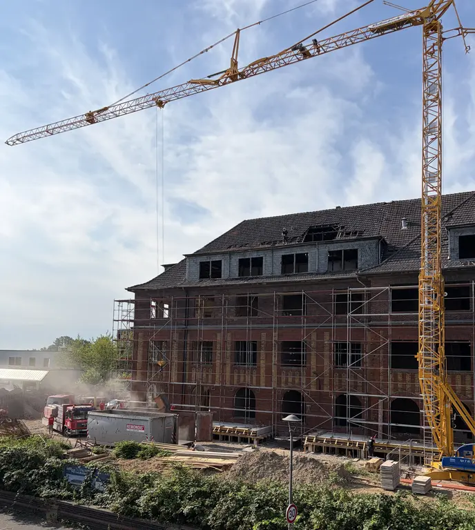 Altes Verwaltungsgebäude der Zeche Lothringen im Umbau