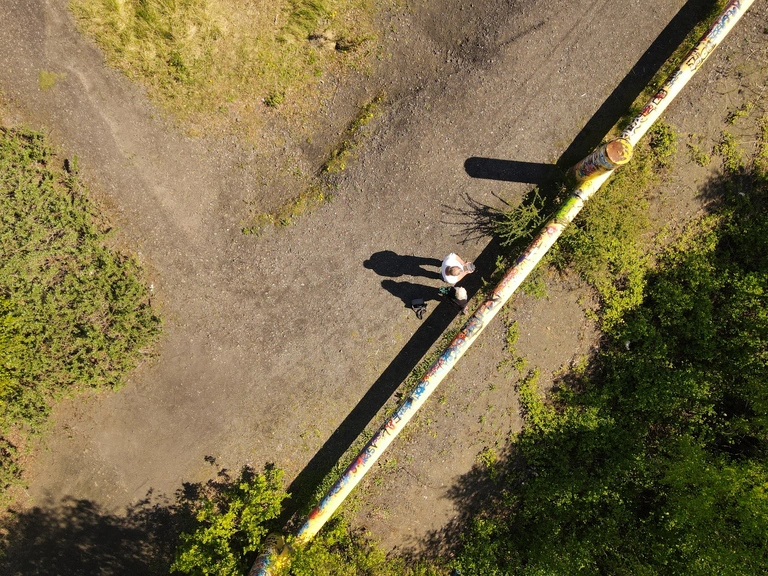 Halde Lothringen mit einer Drohne fotografiert