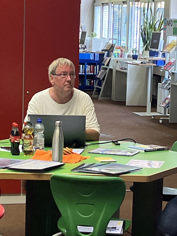 1. Vorstellung des Projekts Zeitsprung am 18.07.2025 in der Zweigbücherei Gerthe