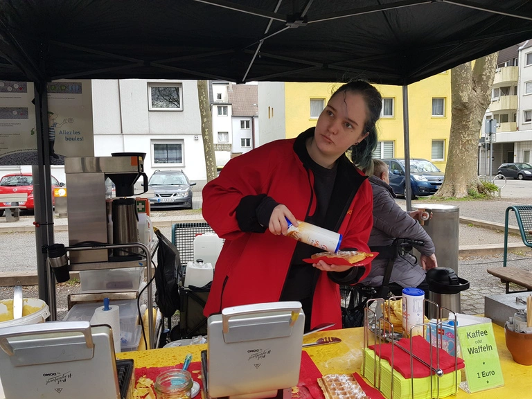 Das Flohmarkt-Team am 09.04.2022