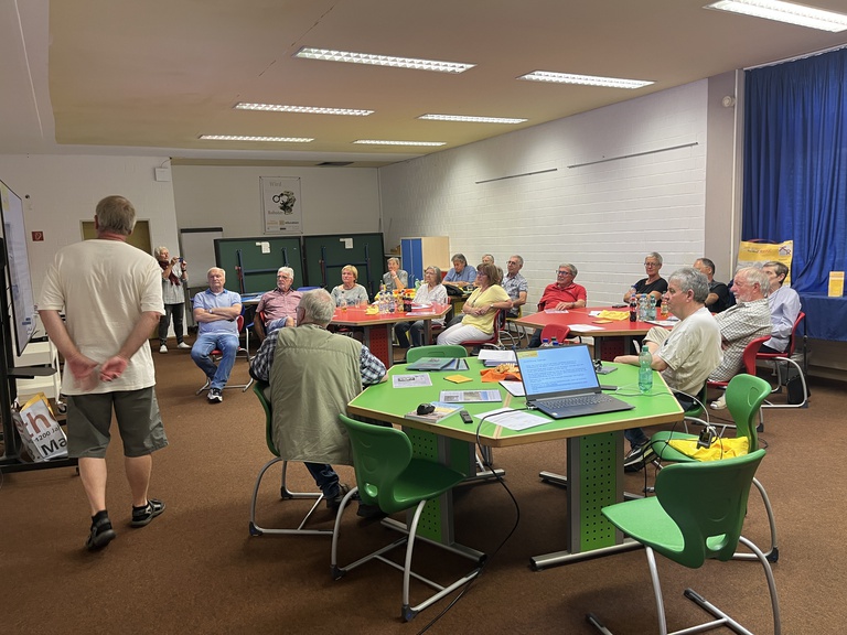 1. Vorstellung des Projekts Zeitsprung am 18.07.2025 in der Zweigbücherei Gerthe