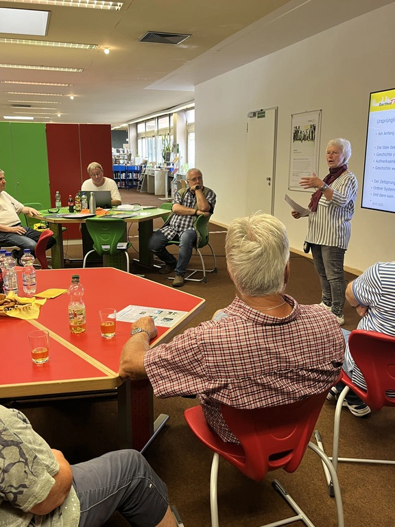 1. Vorstellung des Projekts Zeitsprung am 18.07.2025 in der Zweigbücherei Gerthe