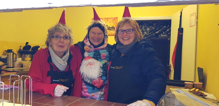 Das Kaffee-Team am 30.11.2024 letzte Schicht vor der Winterpause