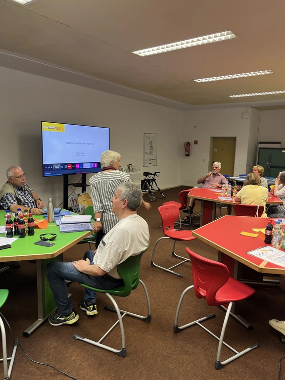 1. Vorstellung des Projekts Zeitsprung am 18.07.2025 in der Zweigbücherei Gerthe