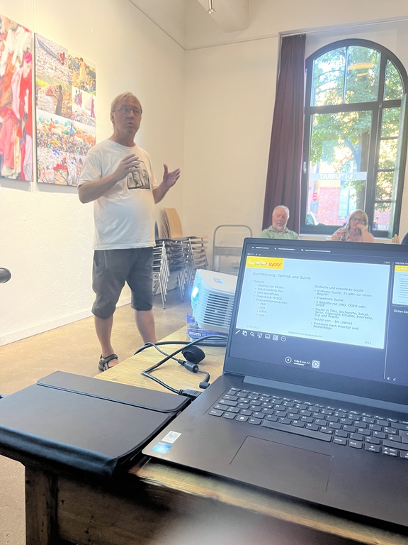 2. Vorstellung des Projekts Zeitsprung am 19.08.2025 im Kulturrat