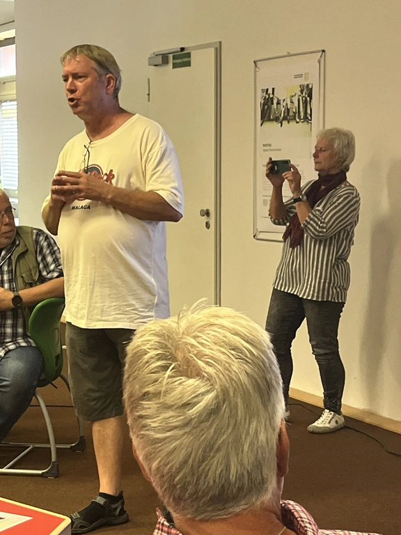 1. Vorstellung des Projekts Zeitsprung am 18.07.2025 in der Zweigbücherei Gerthe