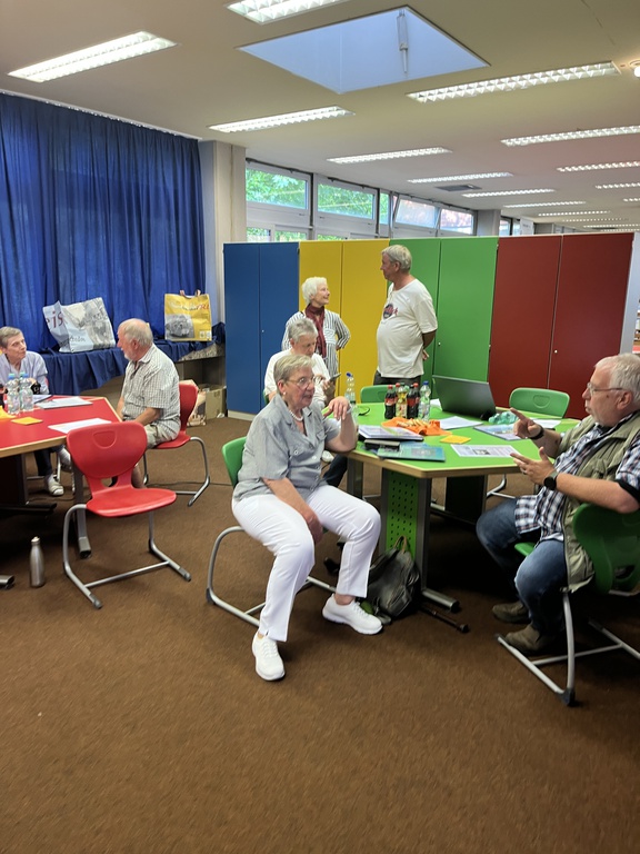 1. Vorstellung des Projekts Zeitsprung am 18.07.2025 in der Zweigbücherei Gerthe