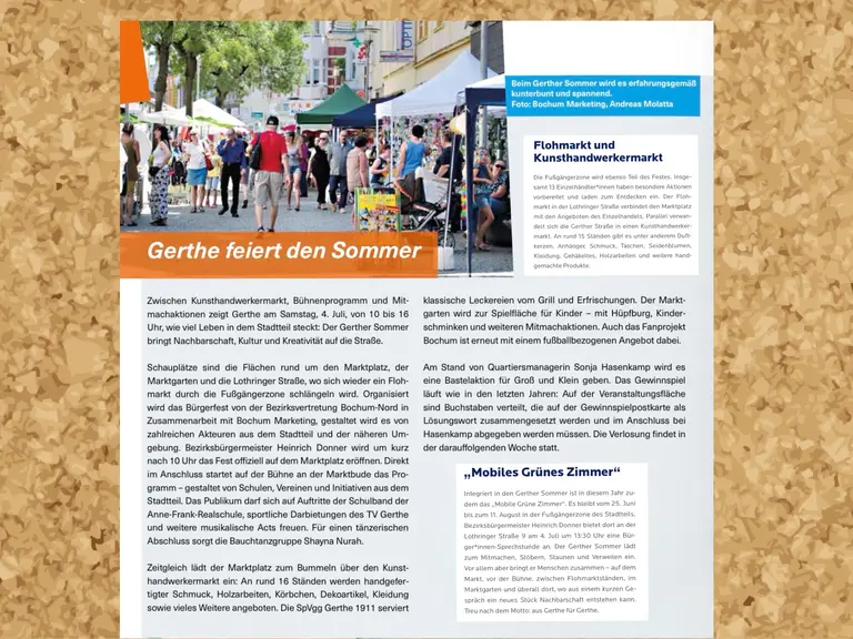 Gerther Sommer 2026 - Programm