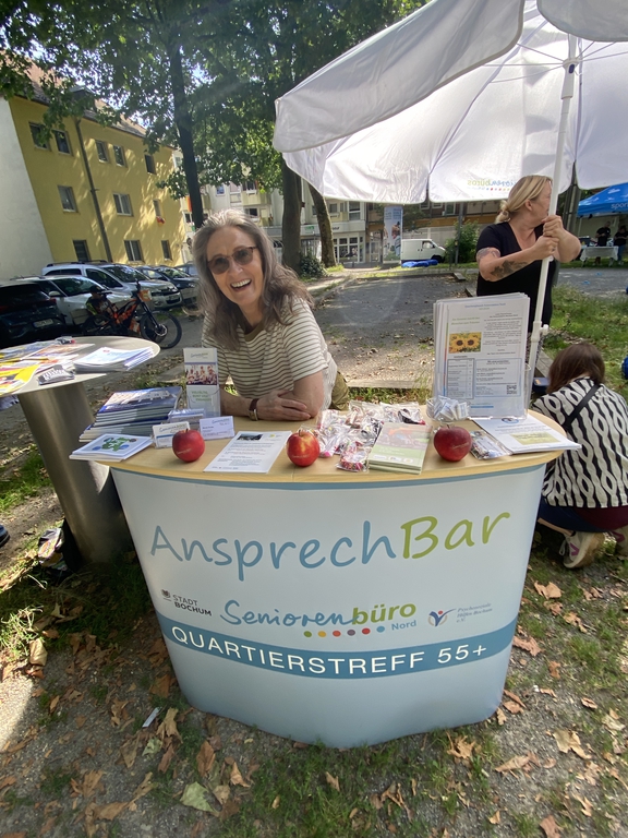 Gerther Sommer 29.6.2024 Die Ansprechbar vom Seniorenbüro Bochum Nord