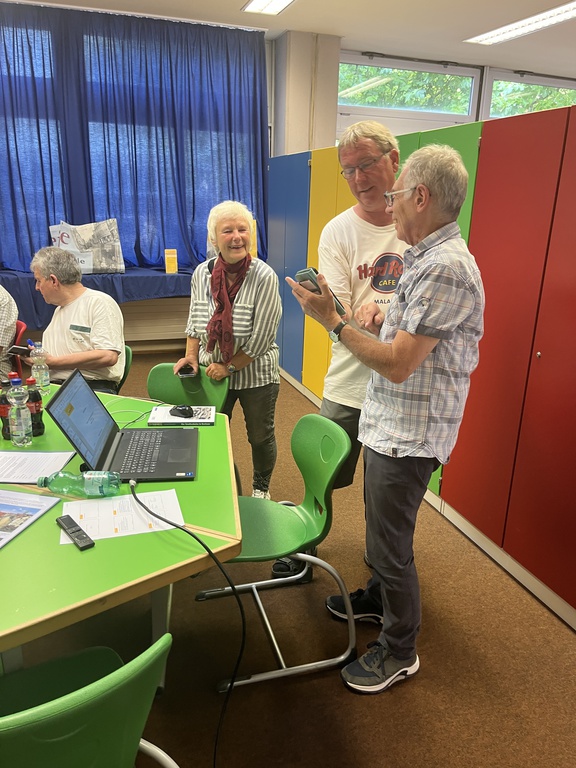 1. Vorstellung des Projekts Zeitsprung am 18.07.2025 in der Zweigbücherei Gerthe