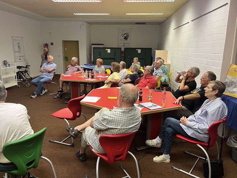 1. Vorstellung des Projekts Zeitsprung am 18.07.2025 in der Zweigbücherei Gerthe