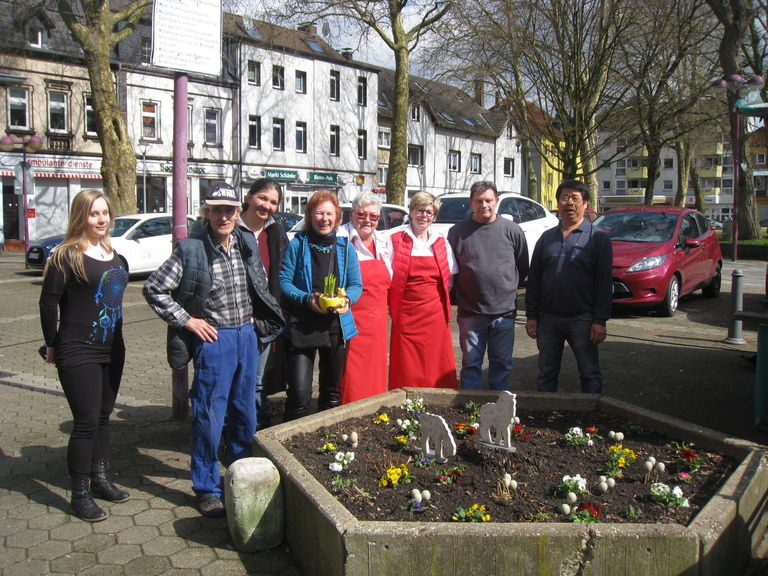 Markthändler Buden Team und unser Gärtner für Gerthe