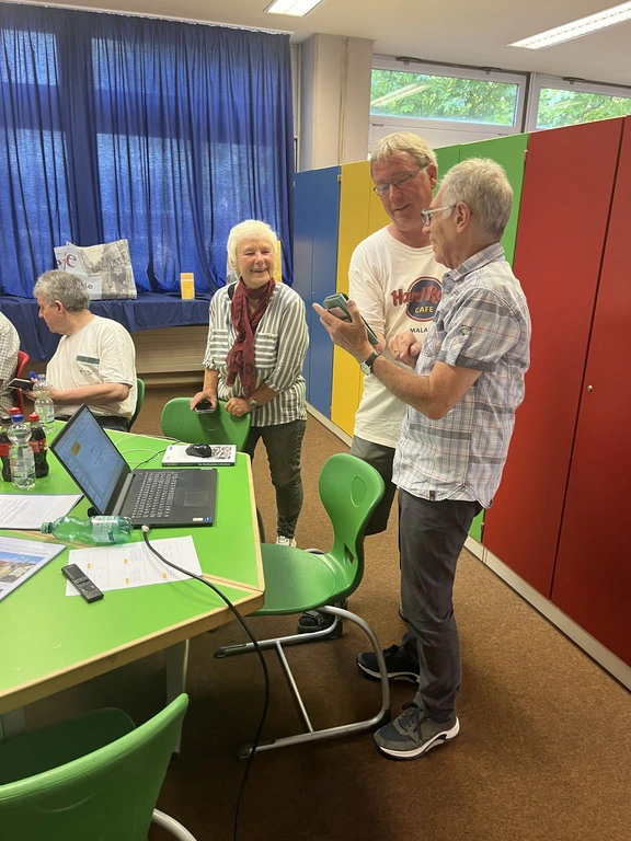 1. Vorstellung des Projekts Zeitsprung am 18.07.2025 in der Zweigbücherei Gerthe