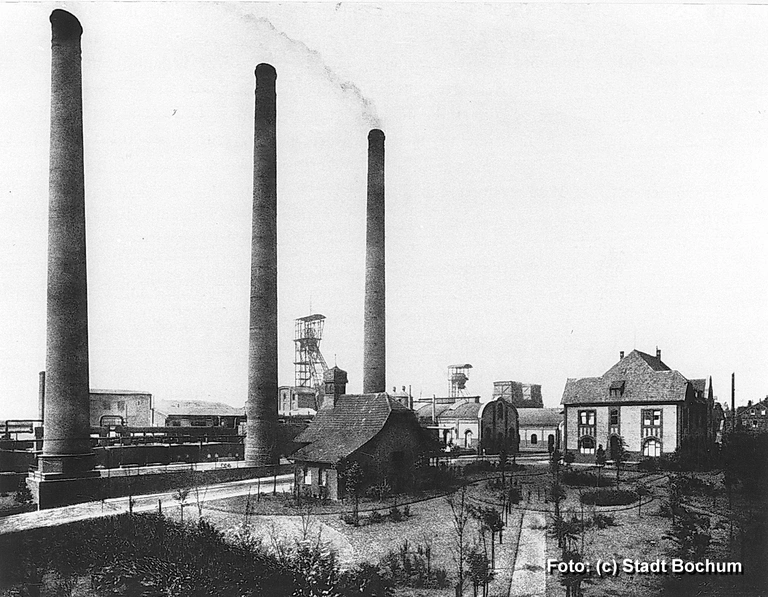 Zeche Lothringen I-II, ehem. Verwaltungsgebäude um 1912