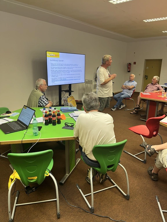 1. Vorstellung des Projekts Zeitsprung am 18.07.2025 in der Zweigbücherei Gerthe