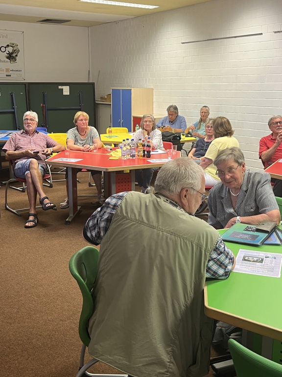 1. Vorstellung des Projekts Zeitsprung am 18.07.2025 in der Zweigbücherei Gerthe