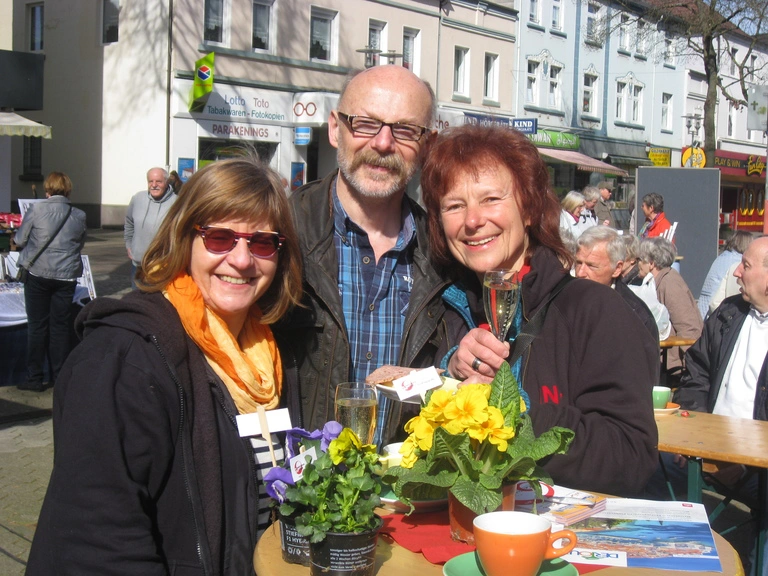 Teams am 25.03.2017 Kaffee anne Bude mit dem Initiativkreis Gerthe