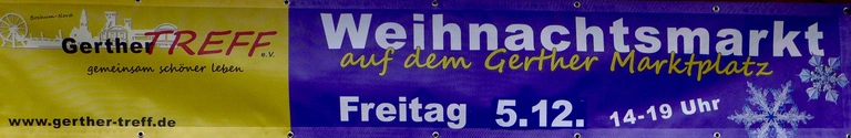 Gerther Weihnachtsmarkt am 05.12.2025