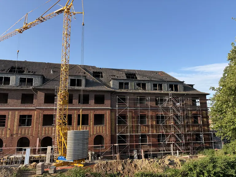 Altes Verwaltungsgebäude der Zeche Lothringen im Umbau