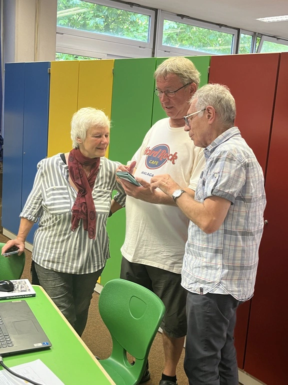 1. Vorstellung des Projekts Zeitsprung am 18.07.2025 in der |Stadtteilbücherei Gerthe Nord