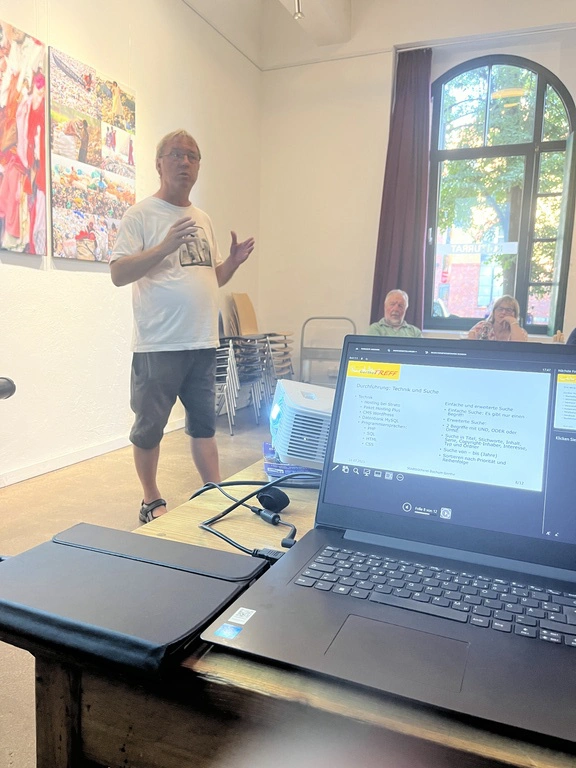 2. Vorstellung des Projekts Zeitsprung am 19.08.2025 im Kulturrat Bochum