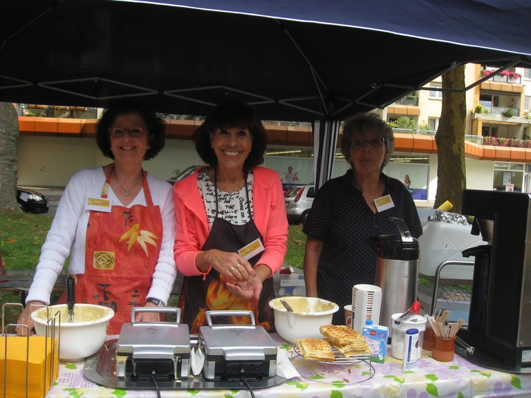 Flohmarkt 31.8.2018 Waffel-Team