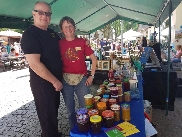 Dörtes Marmeladenstand Gerther Sommer 2018